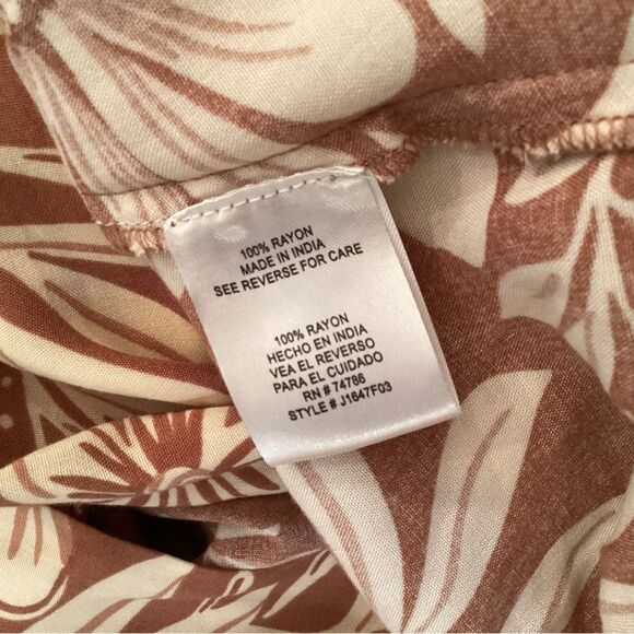 PATRONS OF PEACE SZ LARGE
CARMEL OPEN FRONT KIMONO FLORAL BIRDS - Picture 7 of 7